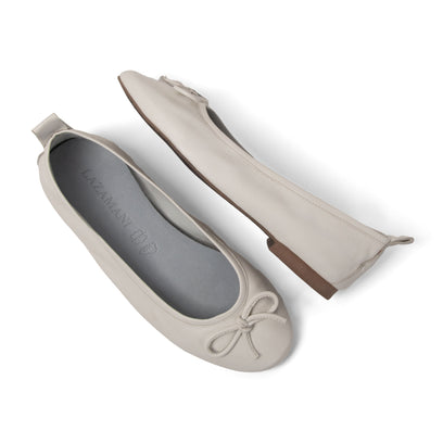 Josefina Damen Leder-Ballerinas White