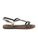 Malia Damen Leder-Sandalen Pewter