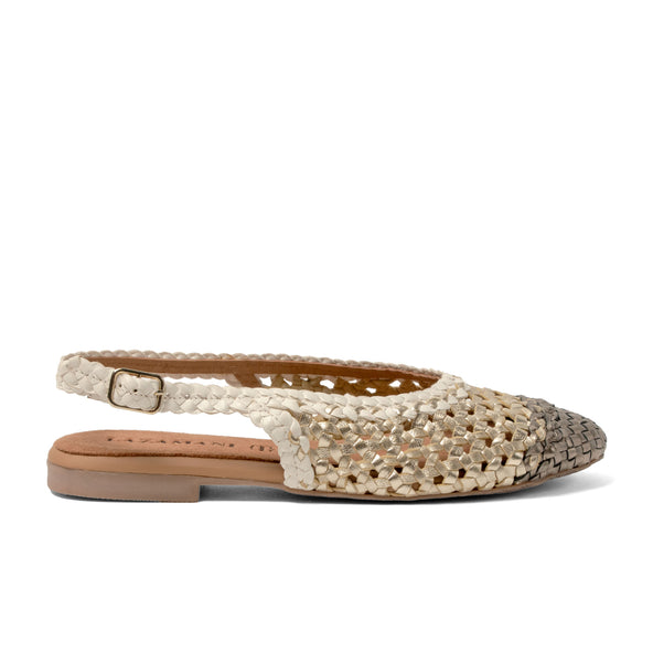 Novia Damen Leder-Ballerinas Gold Novia Damen Leder-Ballerinas Gold