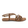 Tova Damen Wildleder-Sandalen Leopard