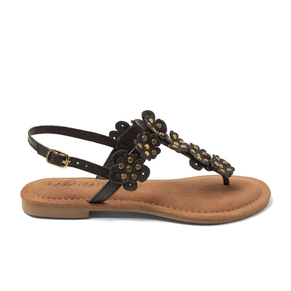 Pippa Damen Leder-Sandalen Black Pippa Damen Leder-Sandalen Black