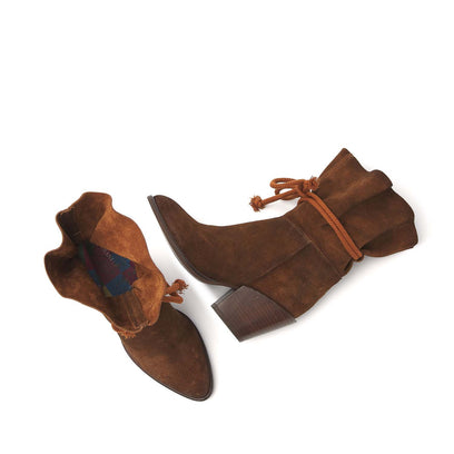 Damenstiefeletten 35.118 Tan