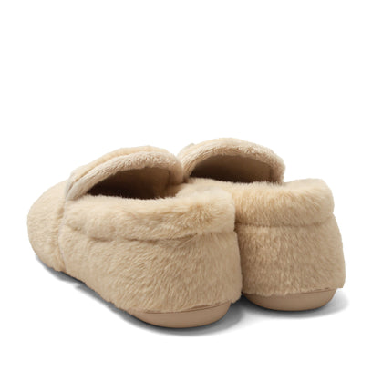 Floor Damen Hausschuhe Beige