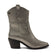 Lu Damen Leder Cowboy-Stiefel Silver