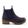 Lia Damen Leder Chelsea-Boots Jeans