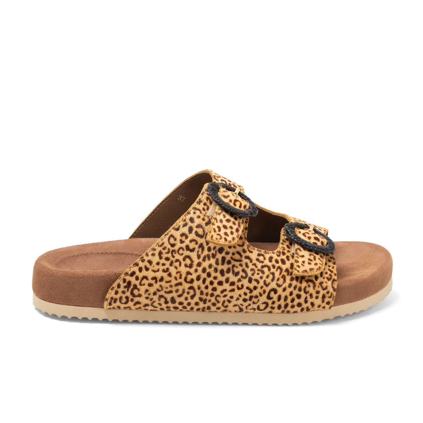 Karmen Damen Pantoletten Leopard