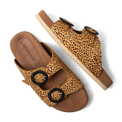 Karmen Damen Pantoletten Leopard