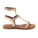 Pia Damen Leder-Sandalen Gold