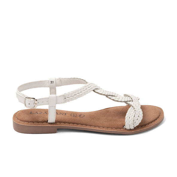 Aida Damen Leder-Sandalen White Aida Damen Leder-Sandalen White