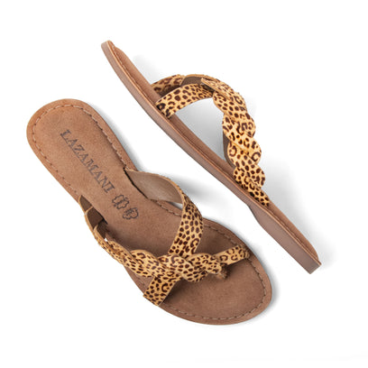 Ava Damen Zehentrenner Leopard