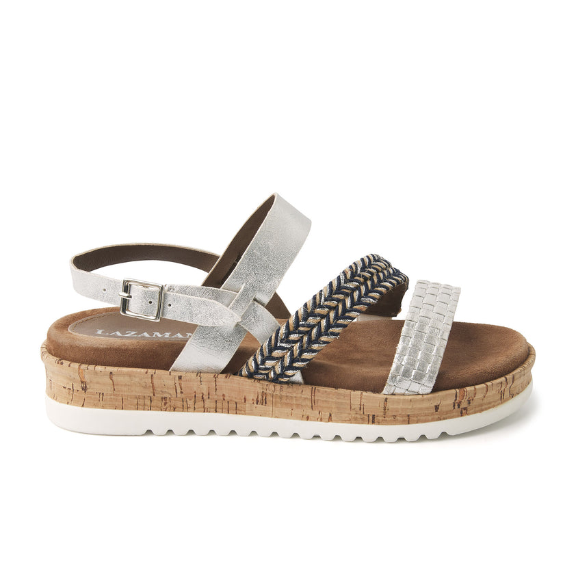 Damen Sandalen 75.396 Silver