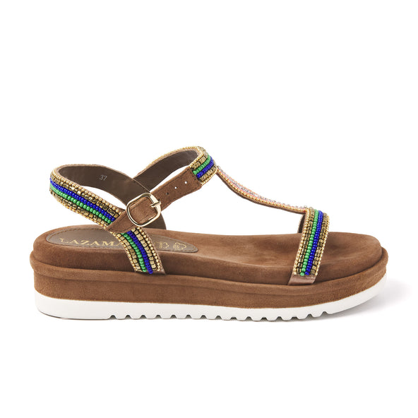 Damen Sandalen 75.417 Blue Multi Damen Sandalen 75.417 Blue Multi