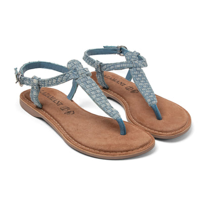 Eva Damen Sandalen Denim