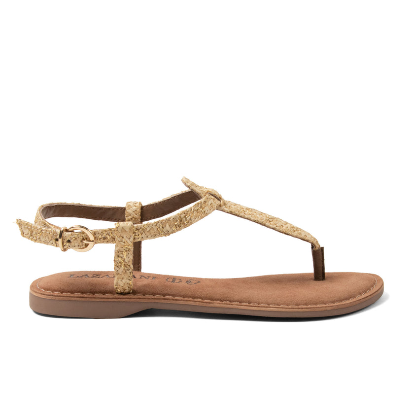Dia Damen Sandalen Raffia Gold