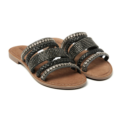 Damen Pantoletten 75.879 Black