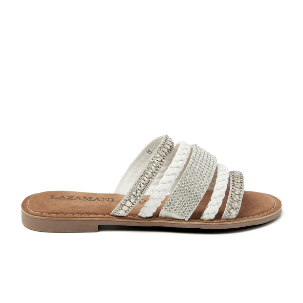 Damen Pantoletten 75.879 White Damen Pantoletten 75.879 White