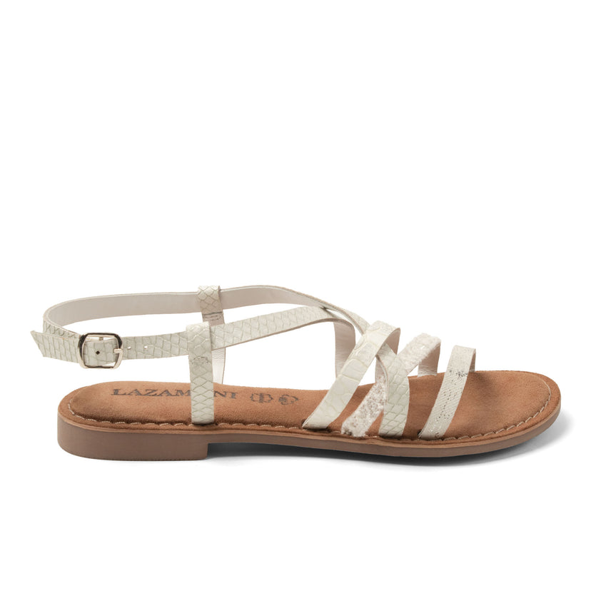 Zuri Damen Sandalen White