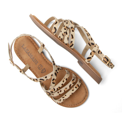 Zuza Damen Sandalen Leopard