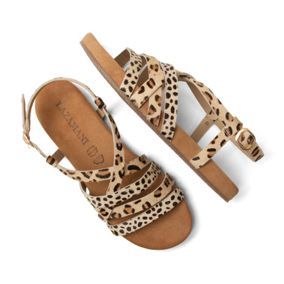 Lotta Damen Sandalen Leopard