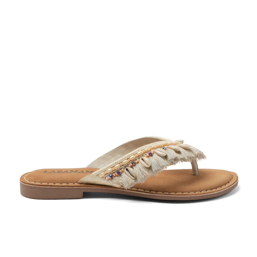 Annika Damen Zehentrenner Offwhite