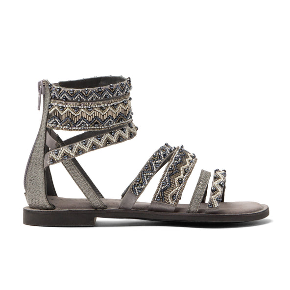 Fem Damen Sandalen Grey Fem Damen Sandalen Grey