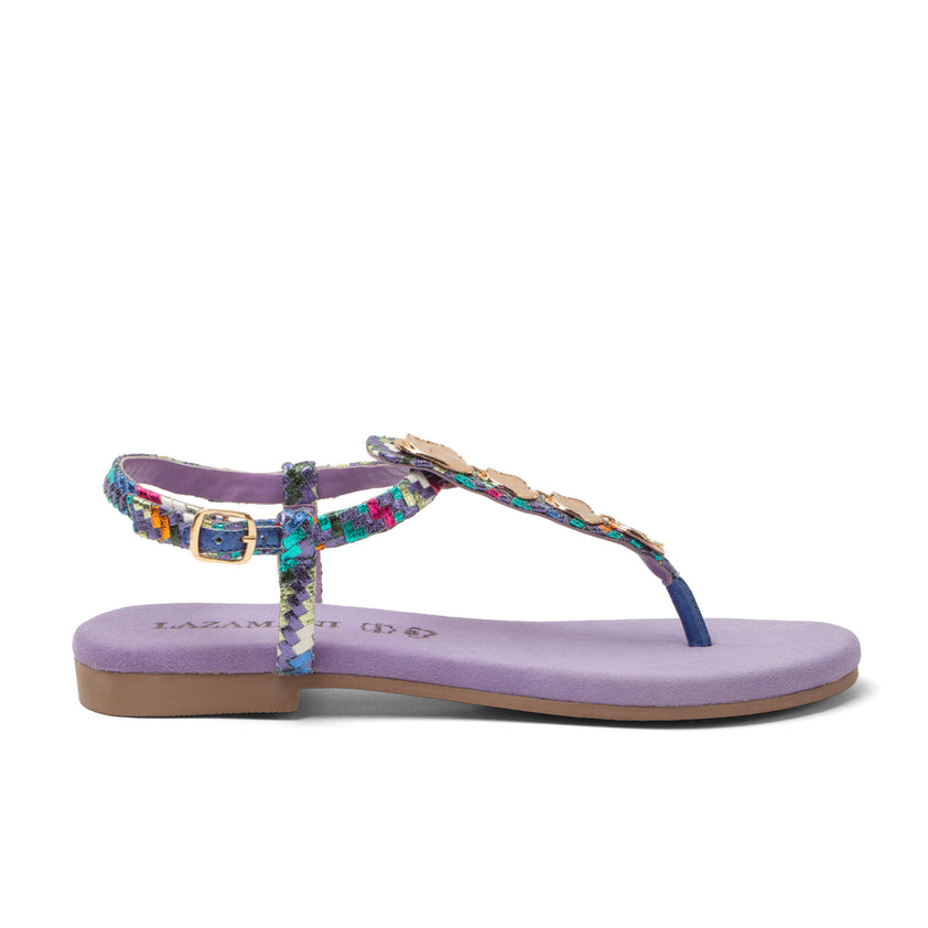 Lynn Damen Leder-Sandalen Lilac