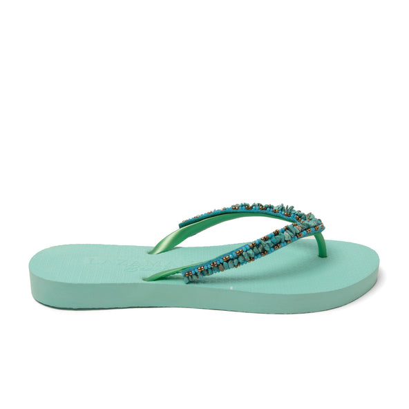 Palma Beach Damen Flip Flops Aqua Palma Beach Damen Flip Flops Aqua