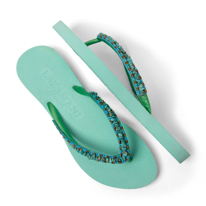 Palma Beach Damen Flip Flops Aqua