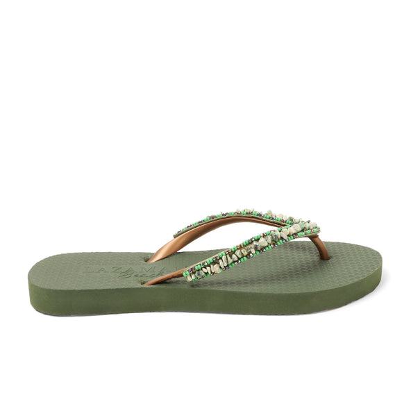 Palma Beach Damen Flip Flops Green Palma Beach Damen Flip Flops Green
