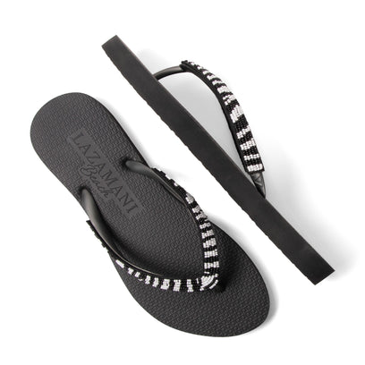 Lanzarote Beach Damen Flip Flops Zebra