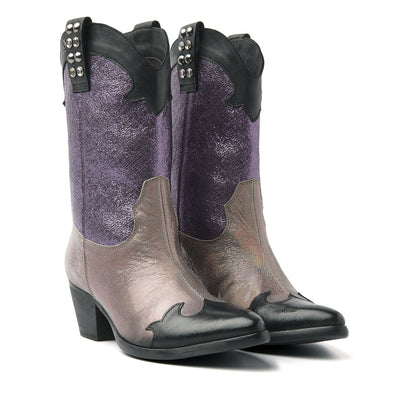 Damen-Stiefel 85.603 Purple