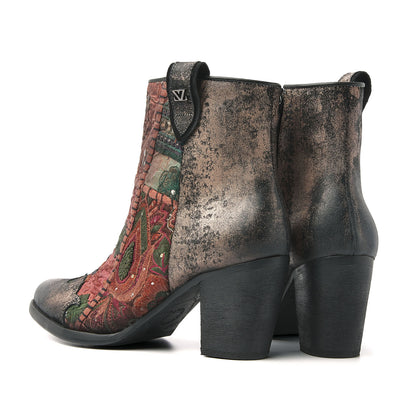 Damen-Stiefeletten 85.605 Bronze