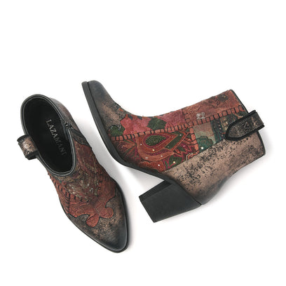 Damen-Stiefeletten 85.605 Bronze