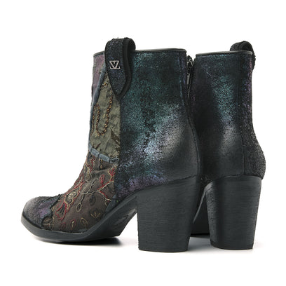 Damen-Stiefeletten 85.605 Petrol-Disco