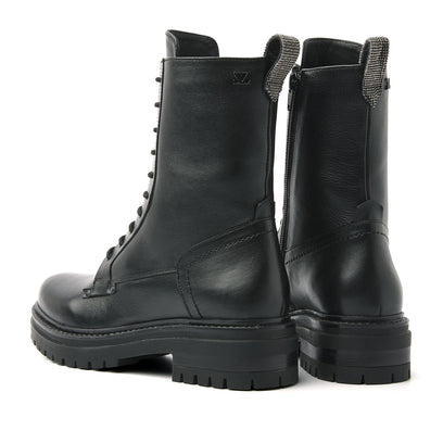 Schnürstiefel Damen 85.629 Black