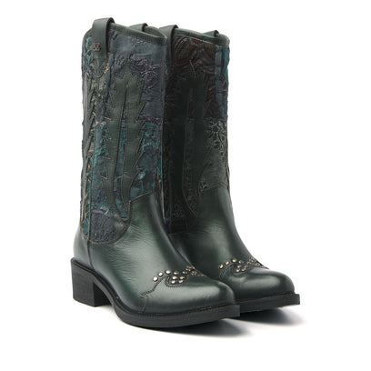Damen-Stiefel 85.631 Green