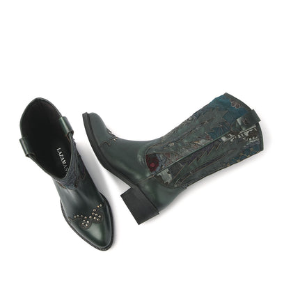 Damen-Stiefel 85.631 Green