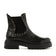 Odile Damen Leder Chelsea-Boots Black