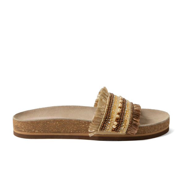 Florita Damen Pantoletten Biscuit Florita Damen Pantoletten Biscuit