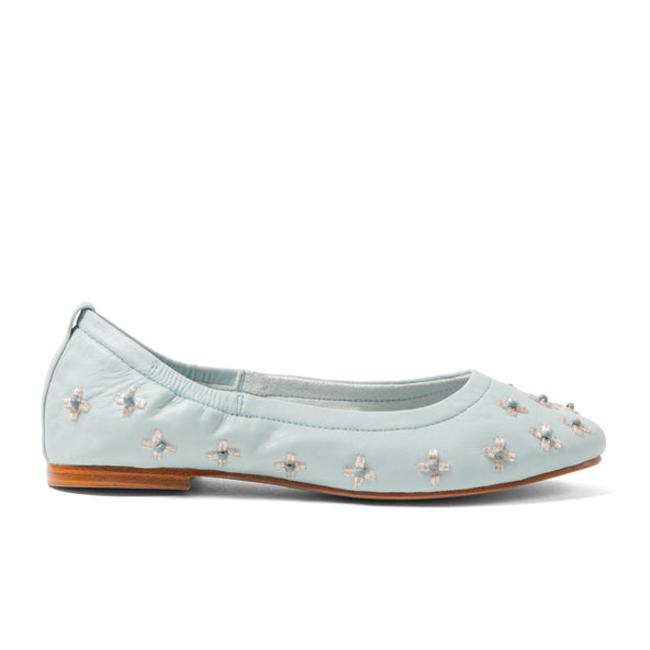 Gracia Damen Leder-Ballerinas Blue Gracia Damen Leder-Ballerinas Blue