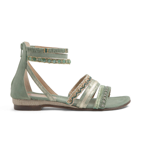 Jovena Damen Sandalen Sage Jovena Damen Sandalen Sage