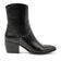 Kylie Damen Leder-Stiefeletten Black