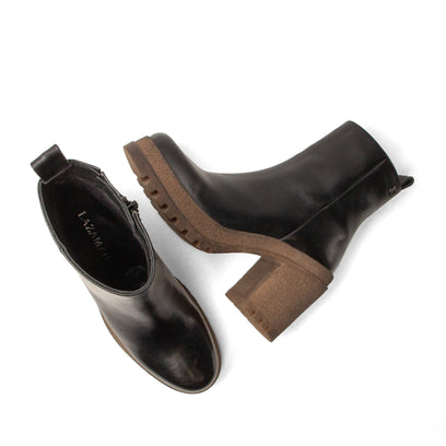 Rowan Damen Leder-Boots Black