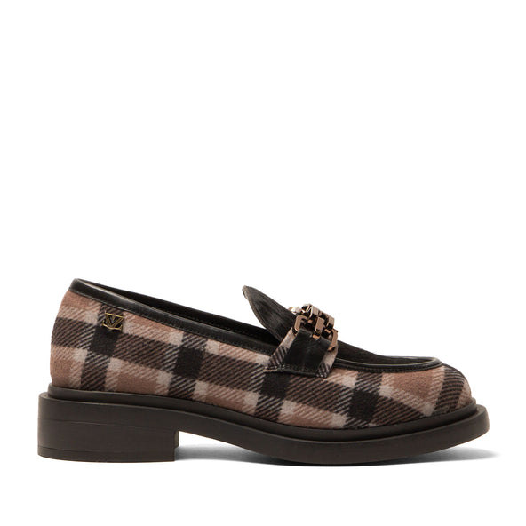 Oxford Damen Loafer Tartan Black Oxford Damen Loafer Tartan Black