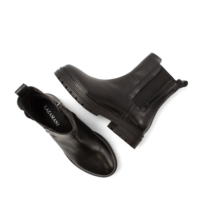 Nola Damen Leder-Boots Black