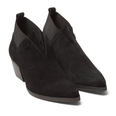 Britt Damen Wildleder-Stiefeletten Black