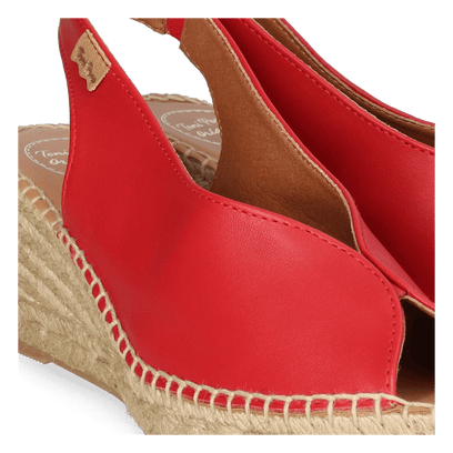 Laila-P Dames Leder-Espadrilles Roig