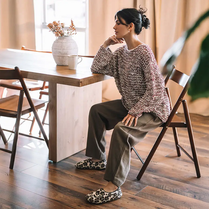 Marta-SH Damen Hausschuhe Vaca