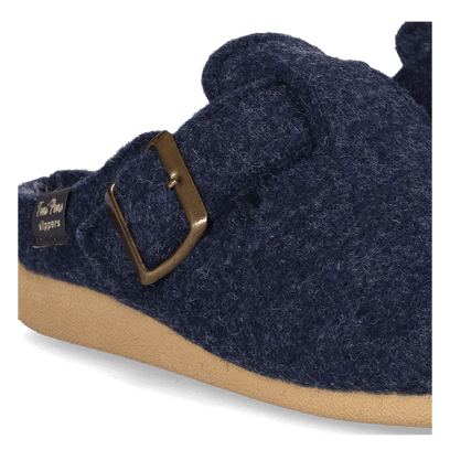 Mima-FP Damen Hausschuhe Blau