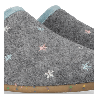 Mona-FT Damen Hausschuhe Gris